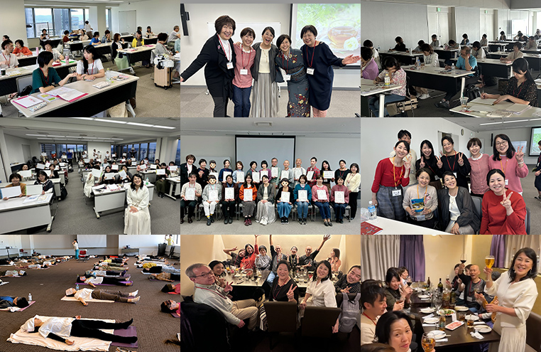 自動書記セラピスト養成講座 大阪校の様子